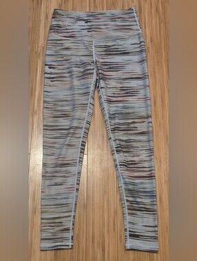 Prana Multi-Color Striped Active Leggings